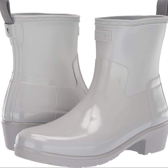 NEW Hunter Refined Slim Fit Low Heel Ankle Boot - Picture 2 of 6